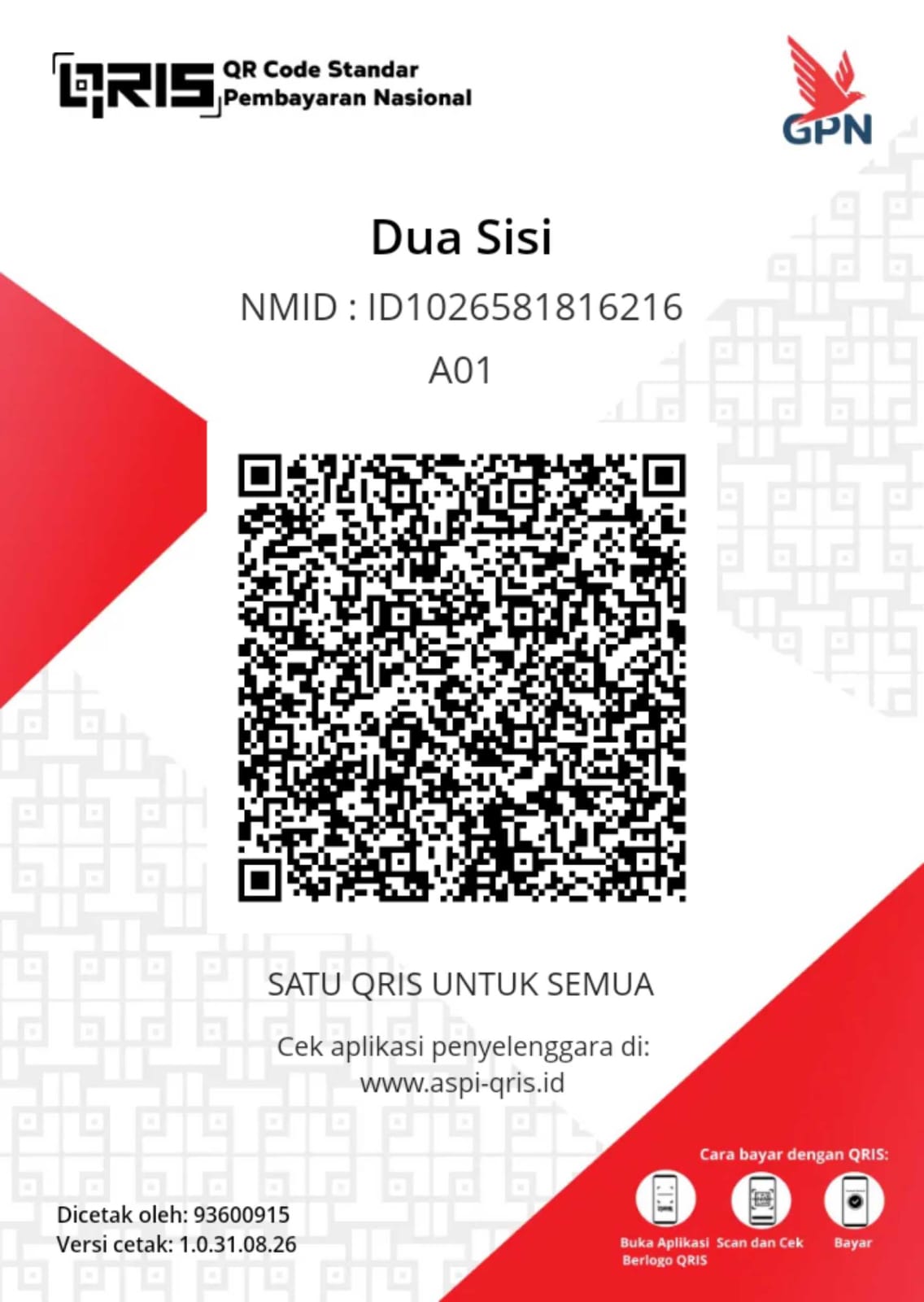 QRIS Dua Sisi
